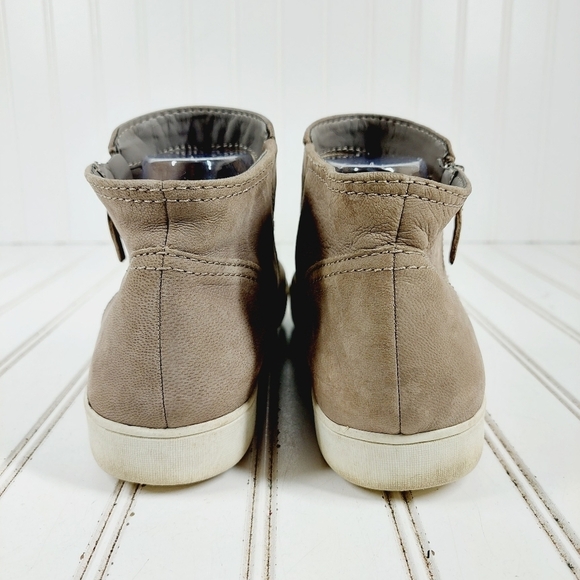 Naturalizer Womens Miranda Tan Brown Leather High Top Sneakers I967 - Picture 6 of 12